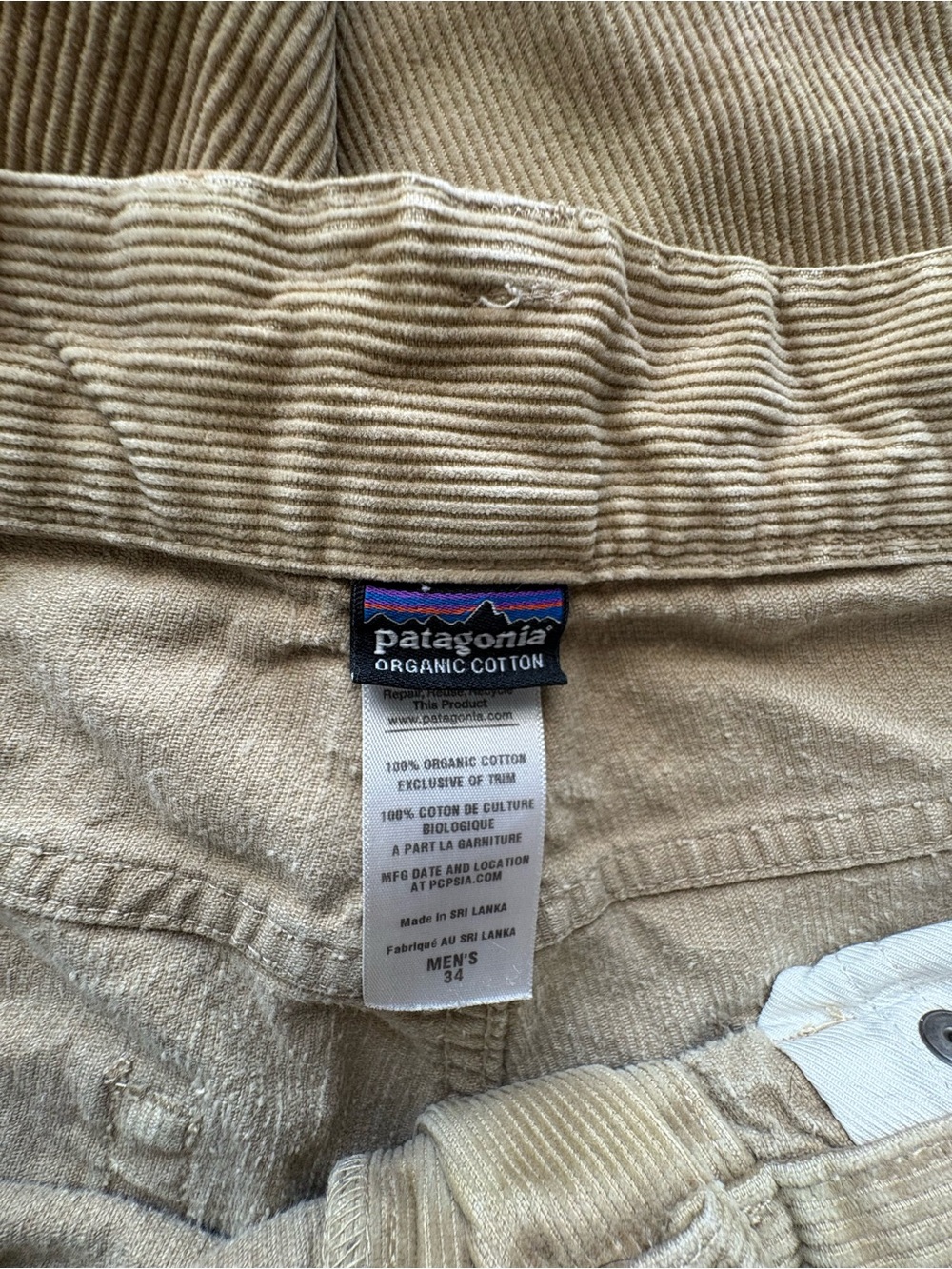 Patagonia Men's Beige Corduroy Pants - Picture 2 of 6